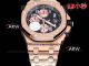 Copy HBF FACTORY Audemars Piguet Royal Oak Offshore Black Dial Rose Gold Case (2)_th.jpg